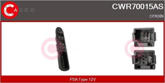Casco CWR70015AS Блок кнопок стеклоподъемников CWR70015AS: Отличная цена - Купить в Польше на 2407.PL!