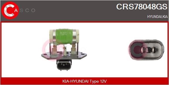 Casco CRS78048GS Дополнительный резистор, электромотор - вентилятор радиатора CRS78048GS: Отличная цена - Купить в Польше на 2407.PL!