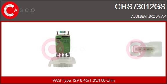 Casco CRS73012GS Сопротивление, вентилятор салона CRS73012GS: Отличная цена - Купить в Польше на 2407.PL!