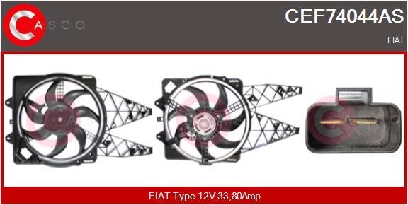 Casco CEF74044AS Електродвигун, вентилятор радіатора CEF74044AS: Приваблива ціна - Купити у Польщі на 2407.PL!
