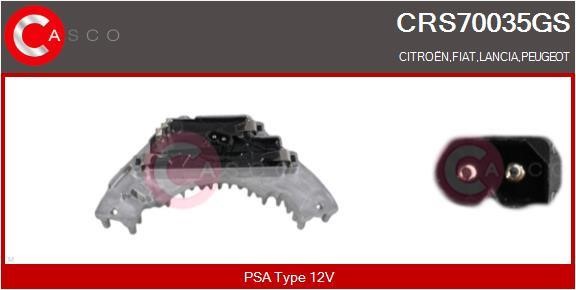Casco CRS70035GS Сопротивление, вентилятор салона CRS70035GS: Отличная цена - Купить в Польше на 2407.PL!