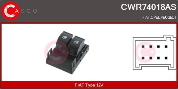 Casco CWR74018AS Window regulator button block CWR74018AS: Buy near me in Poland at 2407.PL - Good price!