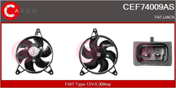 Casco CEF74009AS Электродвигатель, вентилятор радиатора CEF74009AS: Отличная цена - Купить в Польше на 2407.PL!