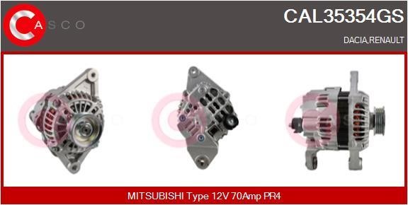 Casco CAL35354GS Alternator CAL35354GS: Buy near me in Poland at 2407.PL - Good price!