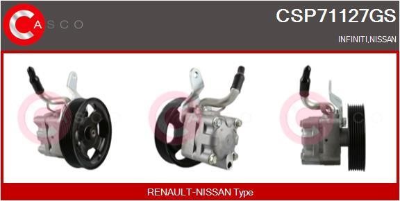 Casco CSP71127GS Hydraulic Pump, steering system CSP71127GS: Buy near me in Poland at 2407.PL - Good price!
