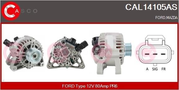 Casco CAL14105AS Alternator CAL14105AS: Buy near me in Poland at 2407.PL - Good price!