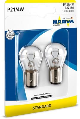 Narva 178814000 Glow bulb P21/4W 12V 21/4W 178814000: Buy near me in Poland at 2407.PL - Good price!