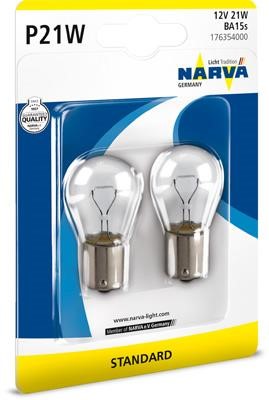 Narva 176354000 Glow bulb P21W 12V 21W 176354000: Buy near me in Poland at 2407.PL - Good price!