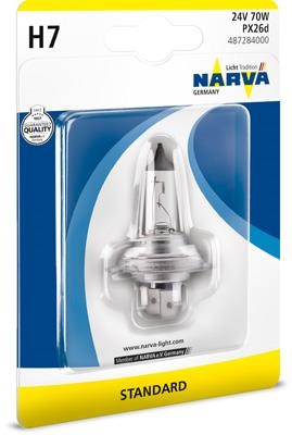 Narva 487284000 Halogen lamp 24V H7 70W 487284000: Buy near me at 2407.PL in Poland at an Affordable price!