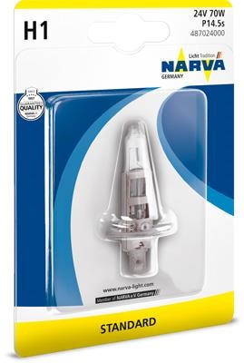 Narva 487024000 Halogenlampe 24V H1 70W 487024000: Kaufen Sie zu einem guten Preis in Polen bei 2407.PL!