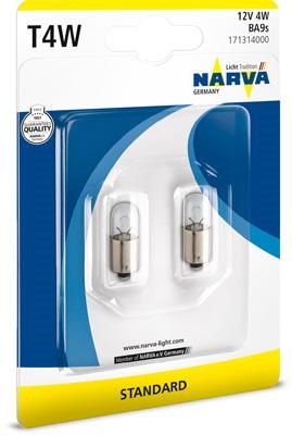 Narva 171314000 Glow bulb T4W 12V 4W 171314000: Buy near me in Poland at 2407.PL - Good price!