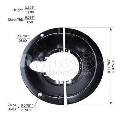 Ryme 07504 Cover Sheet, brake drum 07504: Buy near me at 2407.PL in Poland at an Affordable price!