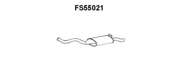 Faurecia FS55021 End Silencer FS55021: Buy near me in Poland at 2407.PL - Good price!