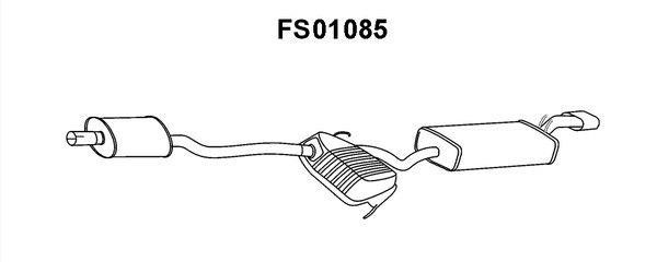 Faurecia FS01085 End Silencer FS01085: Buy near me in Poland at 2407.PL - Good price!