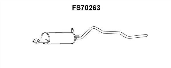 Faurecia FS70263 End Silencer FS70263: Buy near me at 2407.PL in Poland at an Affordable price!
