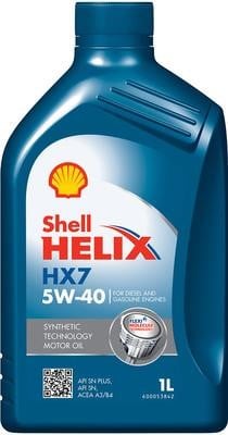 Shell 550053739 Engine oil Shell Helix HX7 5W-40, 1L 550053739: Buy near me in Poland at 2407.PL - Good price!