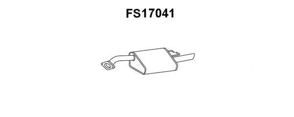 Faurecia FS17041 End Silencer FS17041: Buy near me in Poland at 2407.PL - Good price!