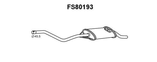 Faurecia FS80193 End Silencer FS80193: Buy near me at 2407.PL in Poland at an Affordable price!