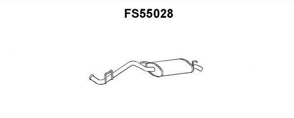 Faurecia FS55028 End Silencer FS55028: Buy near me in Poland at 2407.PL - Good price!
