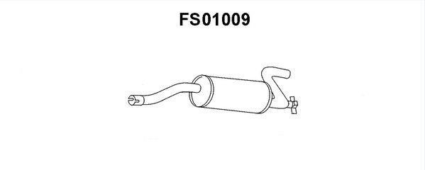 Faurecia FS01009 End Silencer FS01009: Buy near me in Poland at 2407.PL - Good price!