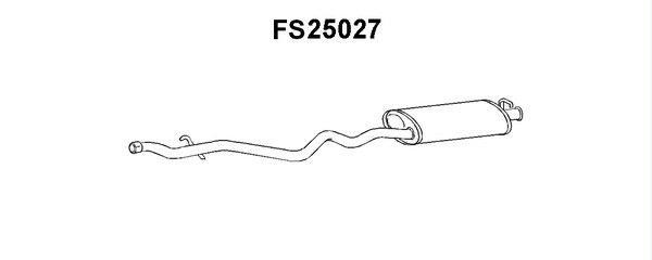 Faurecia FS25027 End Silencer FS25027: Buy near me in Poland at 2407.PL - Good price!