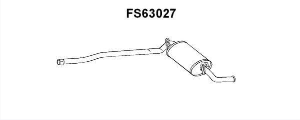 Faurecia FS63027 End Silencer FS63027: Buy near me in Poland at 2407.PL - Good price!