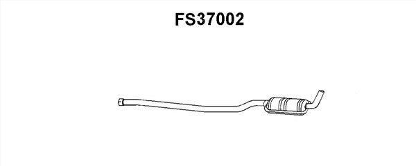 Faurecia FS37002 Middle Silencer FS37002: Buy near me in Poland at 2407.PL - Good price!