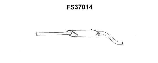 Faurecia FS37014 Middle Silencer FS37014: Buy near me in Poland at 2407.PL - Good price!