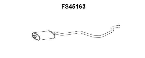 Faurecia FS45163 Middle Silencer FS45163: Buy near me in Poland at 2407.PL - Good price!