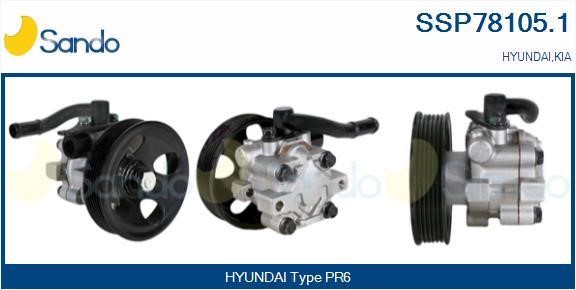 Sando SSP78105.1 Pompa hydrauliczna, układ kierowniczy SSP781051: Atrakcyjna cena w Polsce na 2407.PL - Zamów teraz!