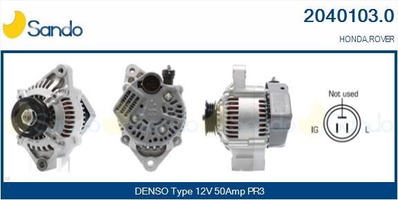 Sando 2040103.0 Alternator 20401030: Buy near me at 2407.PL in Poland at an Affordable price!