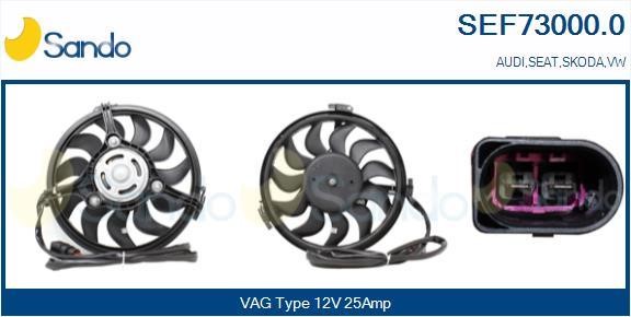 Sando SEF73000.0 Electric Motor, radiator fan SEF730000: Buy near me at 2407.PL in Poland at an Affordable price!