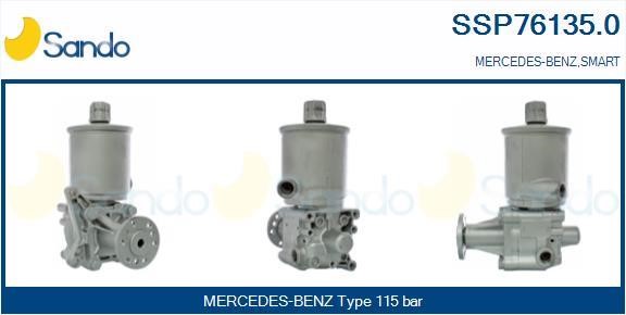 Sando SSP76135.0 Hydraulic Pump, steering system SSP761350: Buy near me at 2407.PL in Poland at an Affordable price!