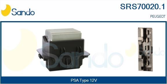 Sando SRS70020.1 Resistor, interior blower SRS700201: Buy near me in Poland at 2407.PL - Good price!