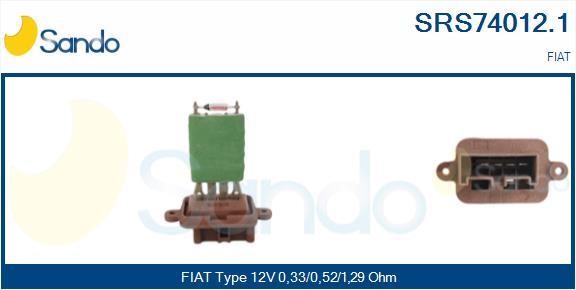 Sando SRS74012.1 Resistor, interior blower SRS740121: Buy near me at 2407.PL in Poland at an Affordable price!
