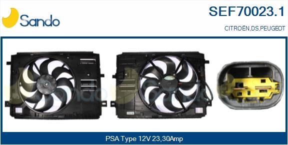 Sando SEF70023.1 Silnik elektryczny, wentylator chłodnicy SEF700231: Dobra cena w Polsce na 2407.PL - Kup Teraz!