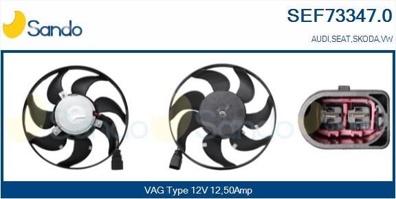 Sando SEF73347.0 Hub, engine cooling fan wheel SEF733470: Buy near me in Poland at 2407.PL - Good price!