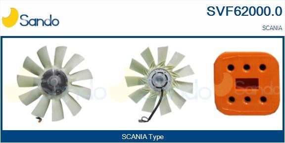 Sando SVF62000.0 Муфта, вентилятор радіатора SVF620000: Приваблива ціна - Купити у Польщі на 2407.PL!