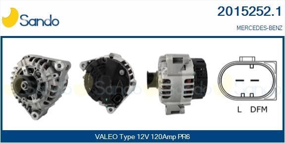 Sando 2015252.1 Alternator 20152521: Buy near me in Poland at 2407.PL - Good price!