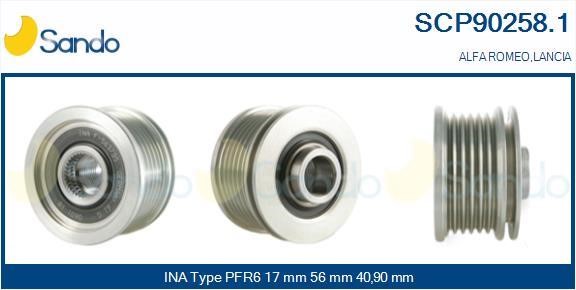 Sando SCP90258.1 Belt pulley generator SCP902581: Buy near me in Poland at 2407.PL - Good price!