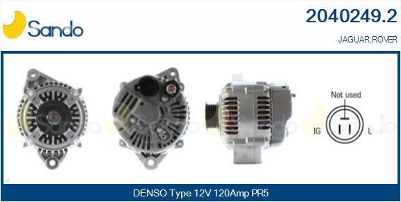 Sando 2040249.2 Alternator 20402492: Buy near me in Poland at 2407.PL - Good price!