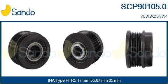 Sando SCP90105.0 Belt pulley generator SCP901050: Buy near me in Poland at 2407.PL - Good price!