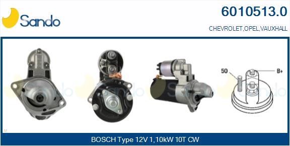 Sando 6010513.0 Стартер 60105130: Приваблива ціна - Купити у Польщі на 2407.PL!