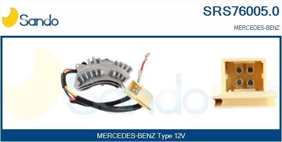 Sando SRS76005.0 Resistor, interior blower SRS760050: Buy near me at 2407.PL in Poland at an Affordable price!