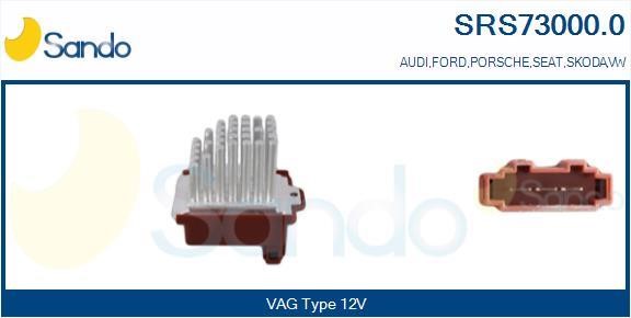 Sando SRS73000.0 Resistor, interior blower SRS730000: Buy near me in Poland at 2407.PL - Good price!