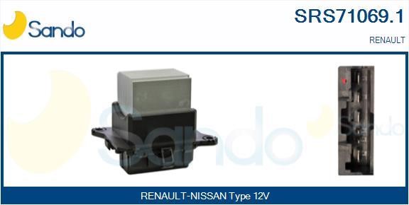 Sando SRS71069.1 Resistor, interior blower SRS710691: Buy near me in Poland at 2407.PL - Good price!