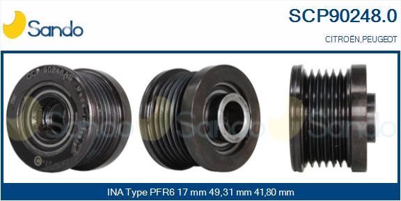 Sando SCP90248.0 Belt pulley generator SCP902480: Buy near me in Poland at 2407.PL - Good price!