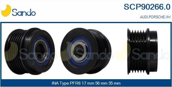 Sando SCP90266.0 Koło pasowe alternatora SCP902660: Dobra cena w Polsce na 2407.PL - Kup Teraz!