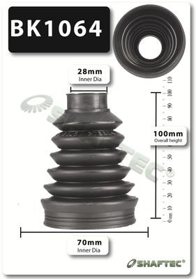 Shaftec BK1064 Bellow set, drive shaft BK1064: Buy near me in Poland at 2407.PL - Good price!