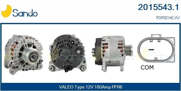 Sando 2015543.1 Alternator 20155431: Buy near me at 2407.PL in Poland at an Affordable price!